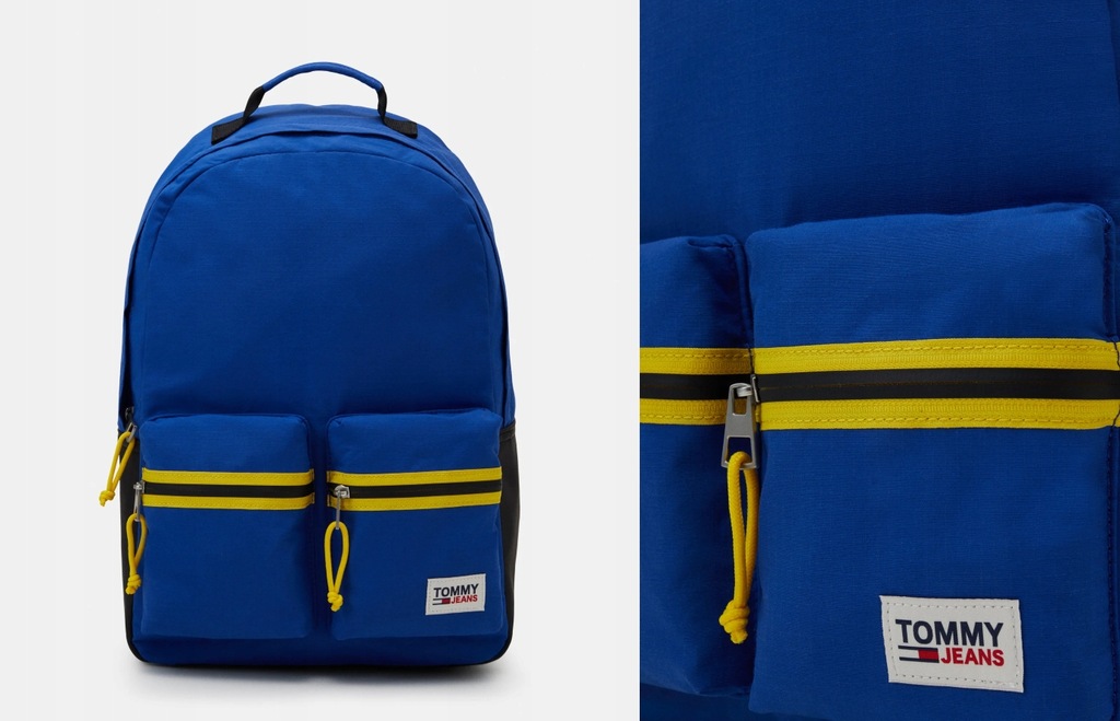 *_TOMMY JEANS COLLEGE TECH BACKPACK BLUE YELLOW_*