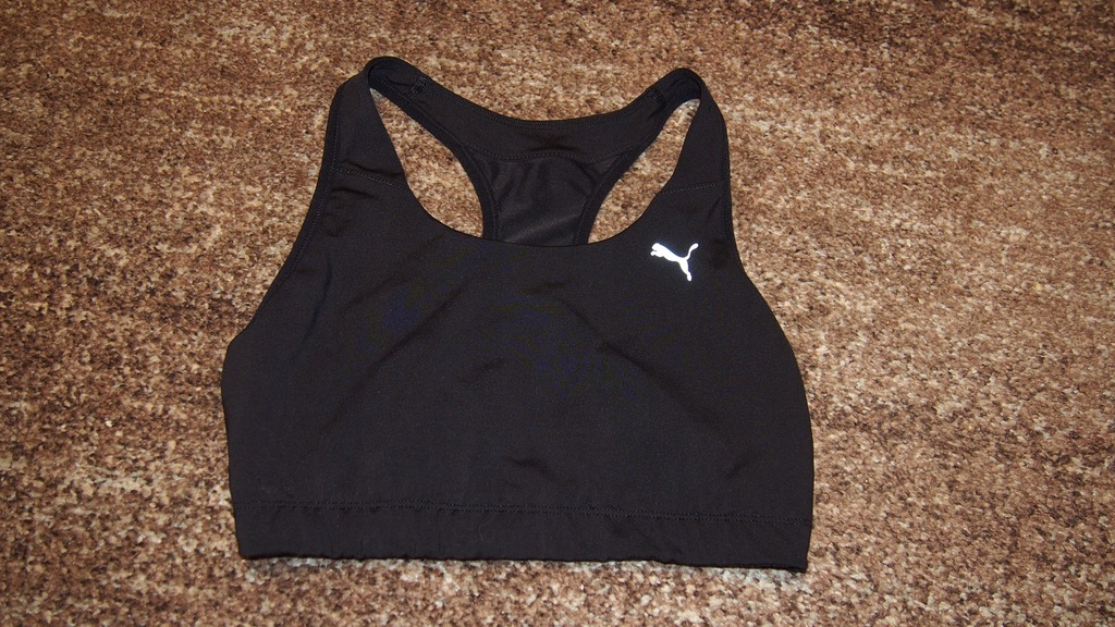 CZARNY BIUSTONOSZ STANIK SPORTOWY TOP PUMA * 40 L