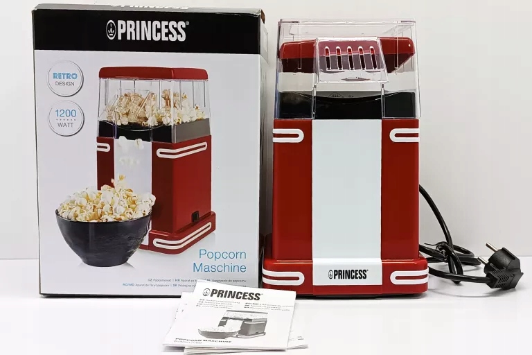 MASZYNA DO POPCORNU PRINCESS 1200W