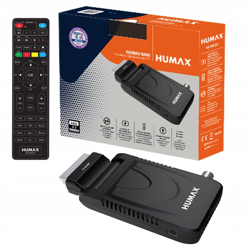 Tuner DVB-T2 Humax Digimax H.265 HEVC