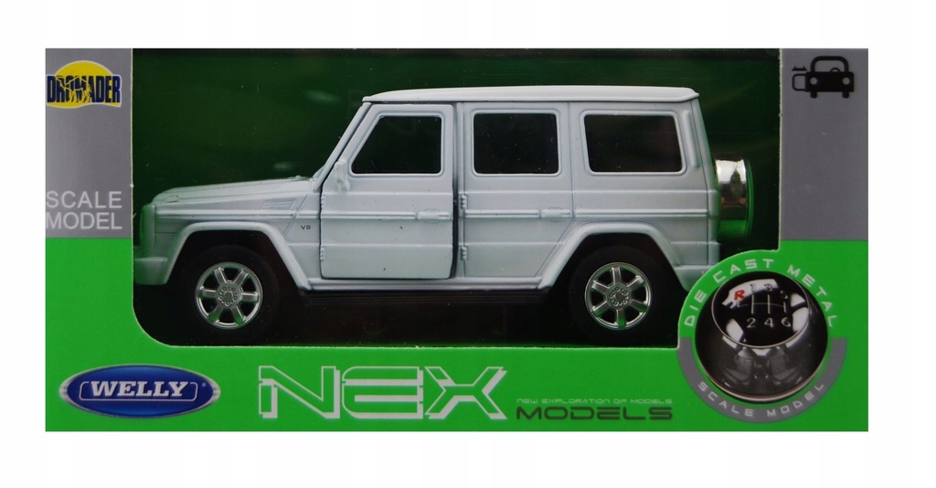 WELLY MERCEDES-BENZ KLASA G 1:34 METALOWY