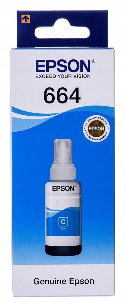 Tusz Epson C13T66424A (oryginał ; 70 ml; niebieski