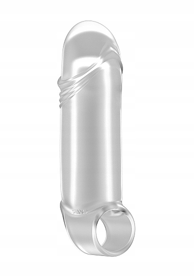 No.35 - Stretchy Thick Penis Extension - Transluc