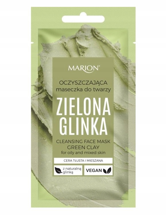 MARION Zielona Glinka oczyszczająca maska do twarz