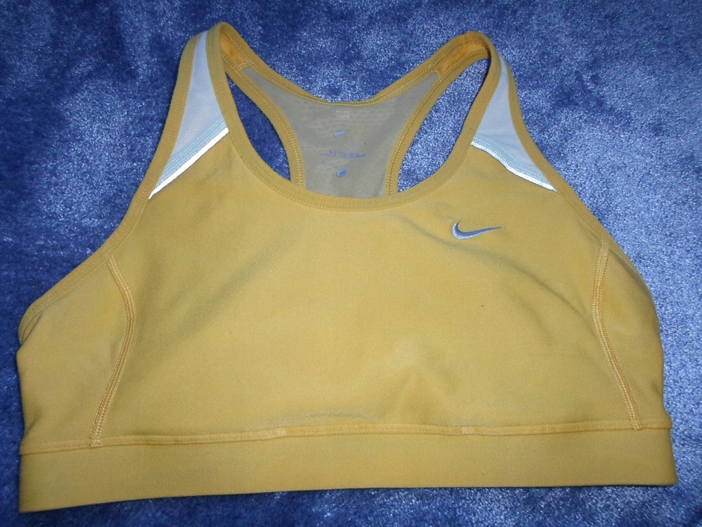 Stanik Top Funkcyjny Nike Dri Fit M Żółty