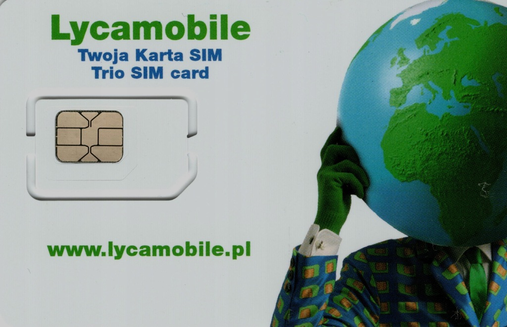 Karta SIM - LYCA MOBILE #5 - NOWA - KOLEKCJONERSKA