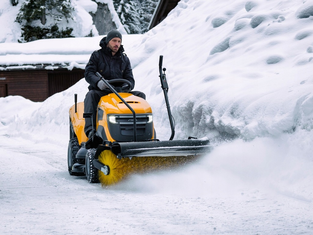Коммунальный мини трактор / вездеход SNOW-BIKE