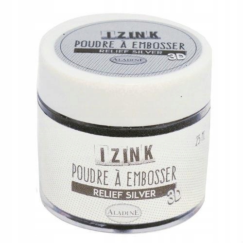 Puder do embossingu 25ml IZINK - srebrny