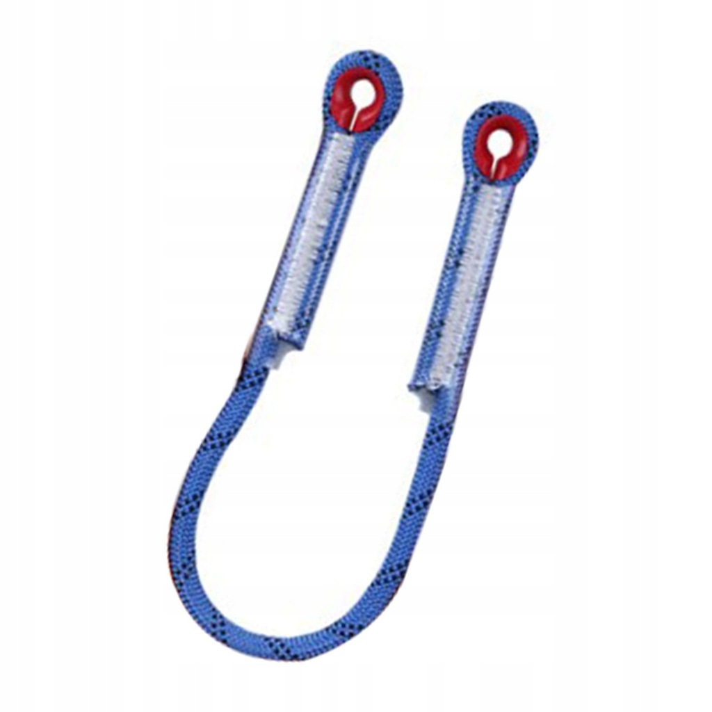 Climbing Knotted Pre sewn Eye to Eye Prusik Loop Cord Static Blue 240cm