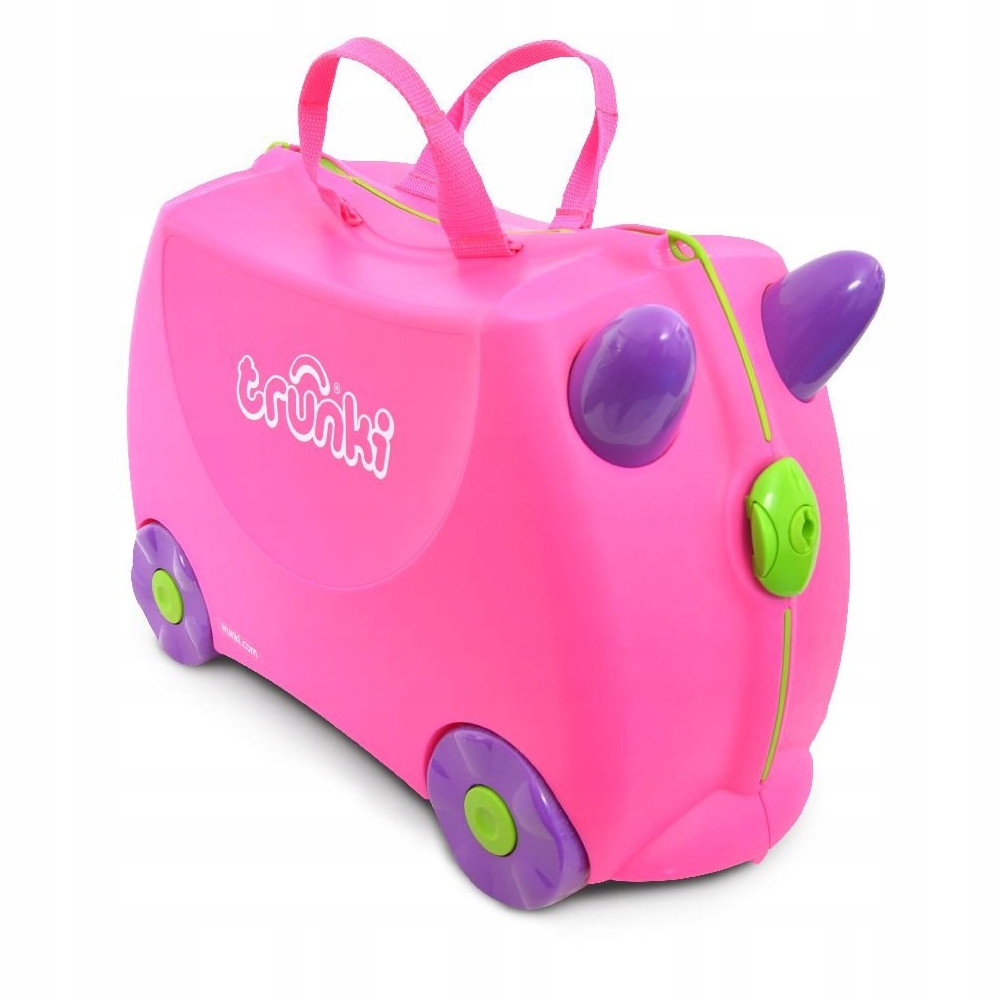 TRUNKI JEŻDŻĄCA WALIZECZKA DLA DZIECI JEŹDZIK 2w1