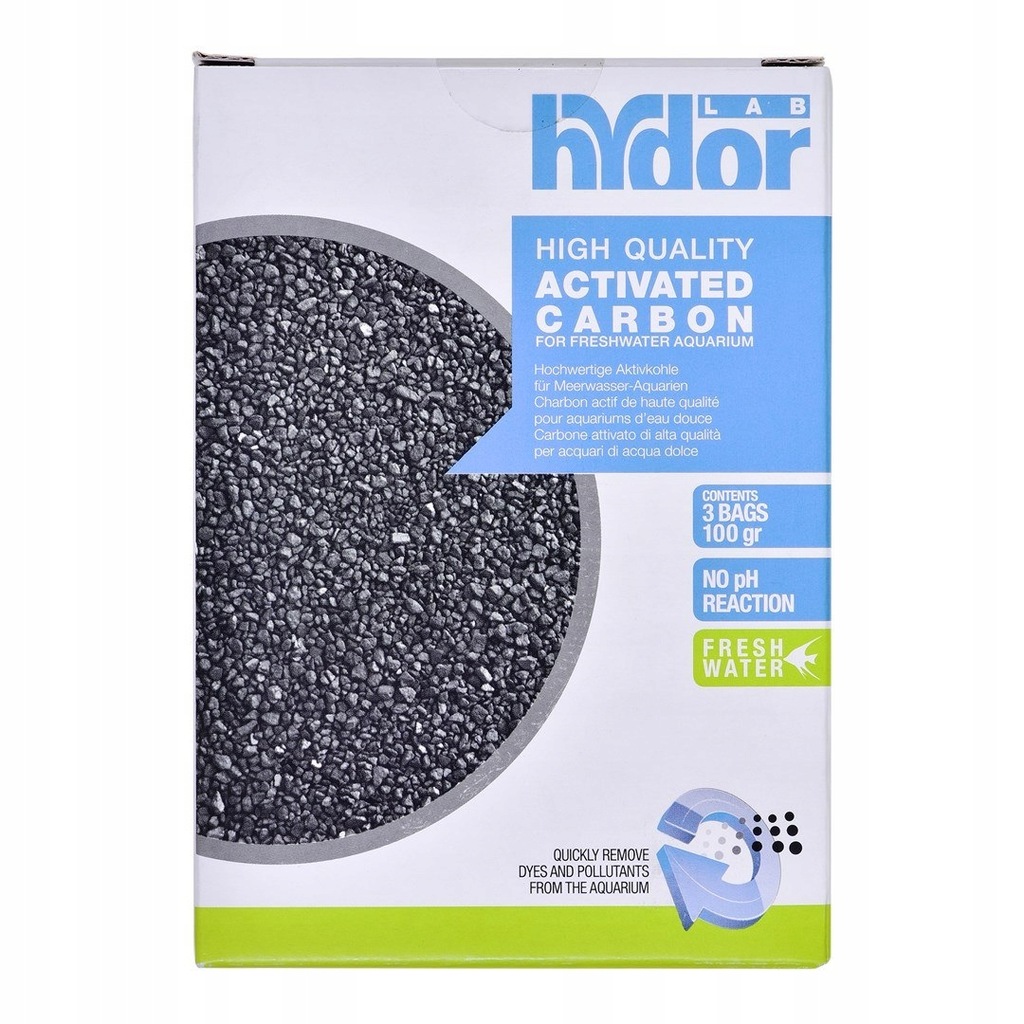 HYDOR ACTIVATED CARBON Węgiel aktywny Fresh 3x100g