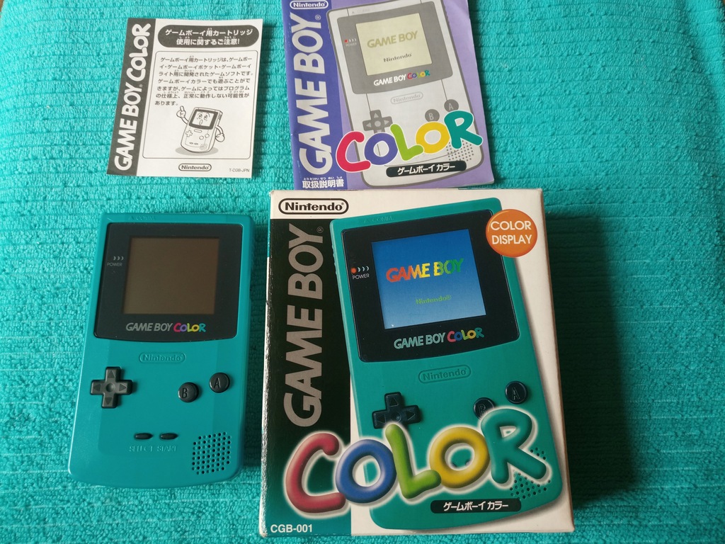 Game Boy Color+Pudełko+Instrukcja