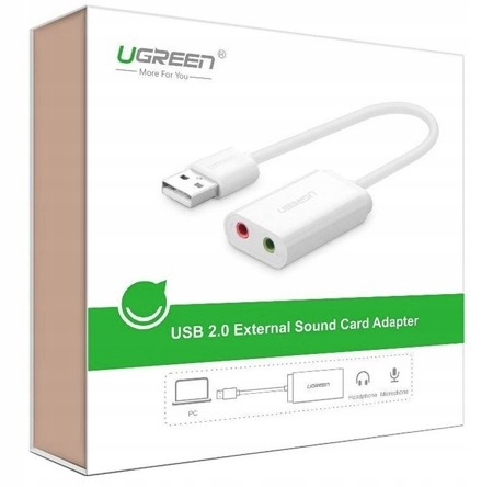 Купить Внешняя звуковая карта USB для JACK UGREEN 15см: отзывы, фото, характеристики в интерне-магазине Aredi.ru