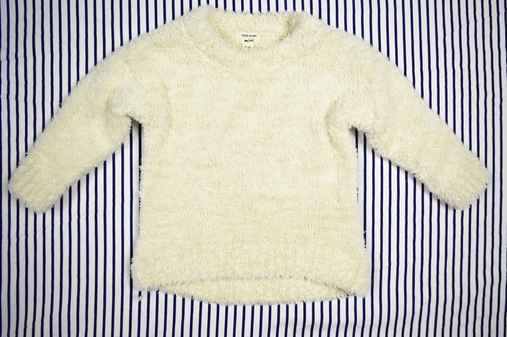 RIVER ISLAND MINI SWETEREK SWETER PUCHATY 3-6m 68