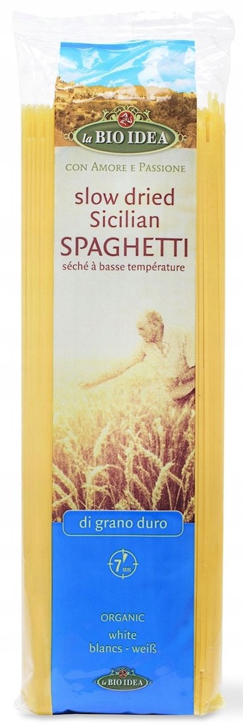 Makaron (semolinowy) spaghetti bio 500 g la bio id