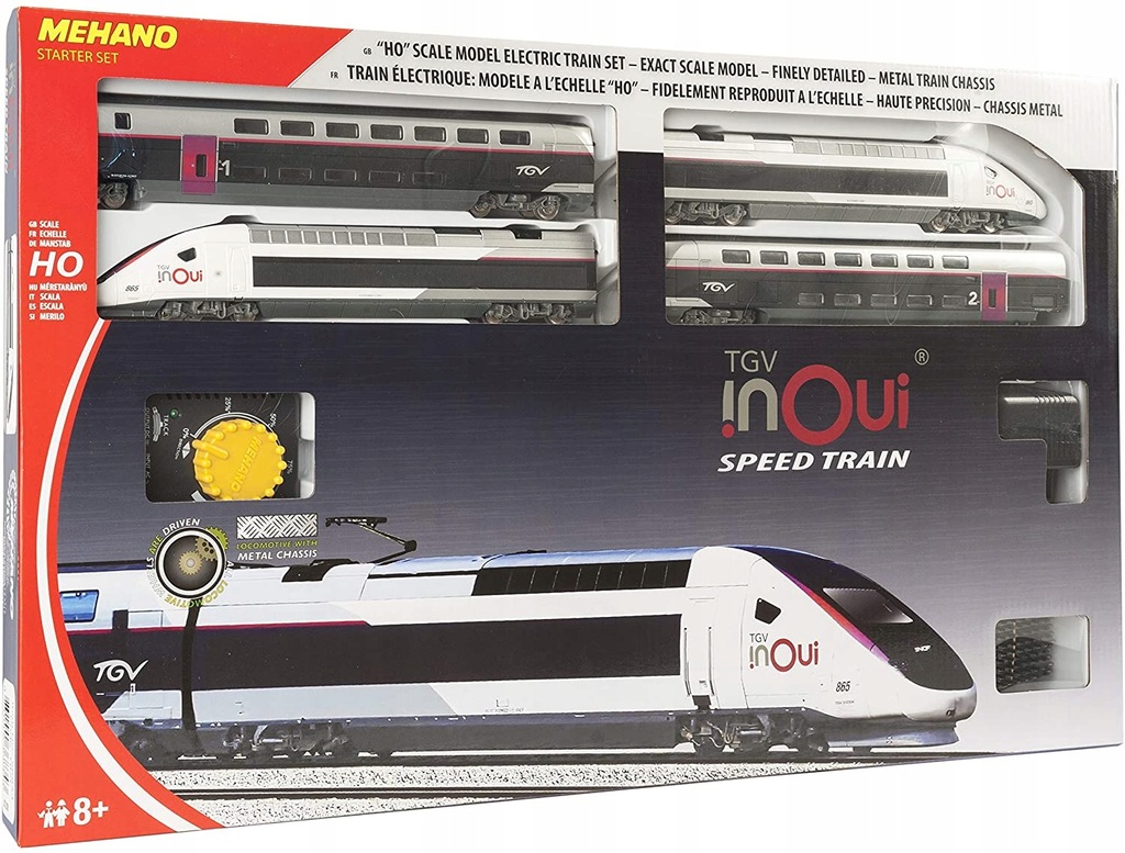 OUTLET Kolejka zestaw startowy Inoui TGV Mehano H0 T871