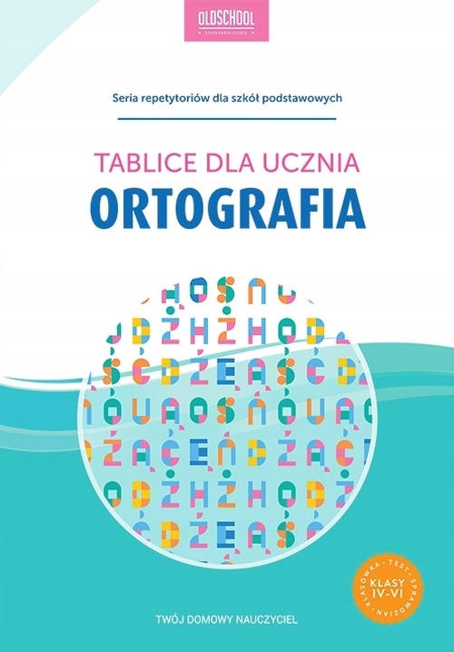 TABLICE DLA UCZNIA. ORTOGRAFIA - ROKICKA MARIOLA