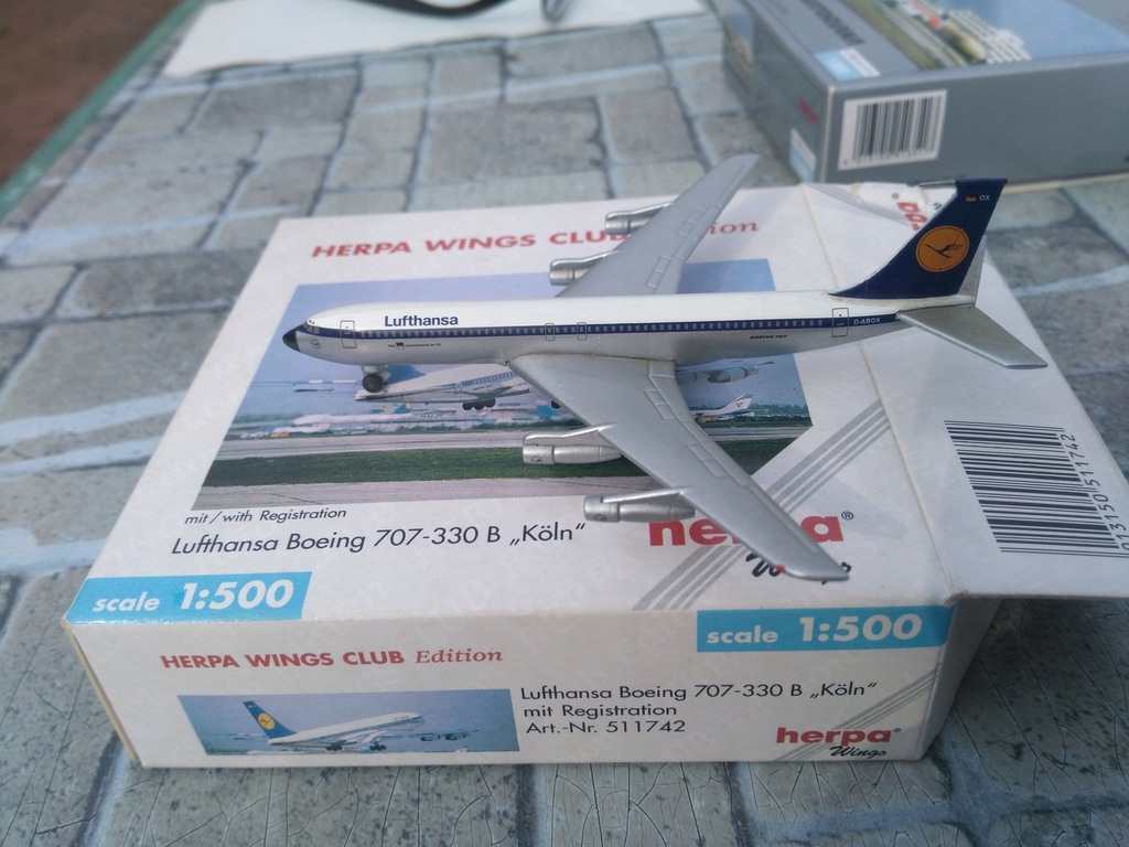 Купить Модель самолета Boeing 707 Lufthansa Herpa 1-500: отзывы, фото, характеристики в интерне-магазине Aredi.ru