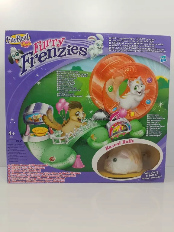 FURRY FRENZIES PLAC ZABAW I INTERAKTYWNY KOTEK 4L+