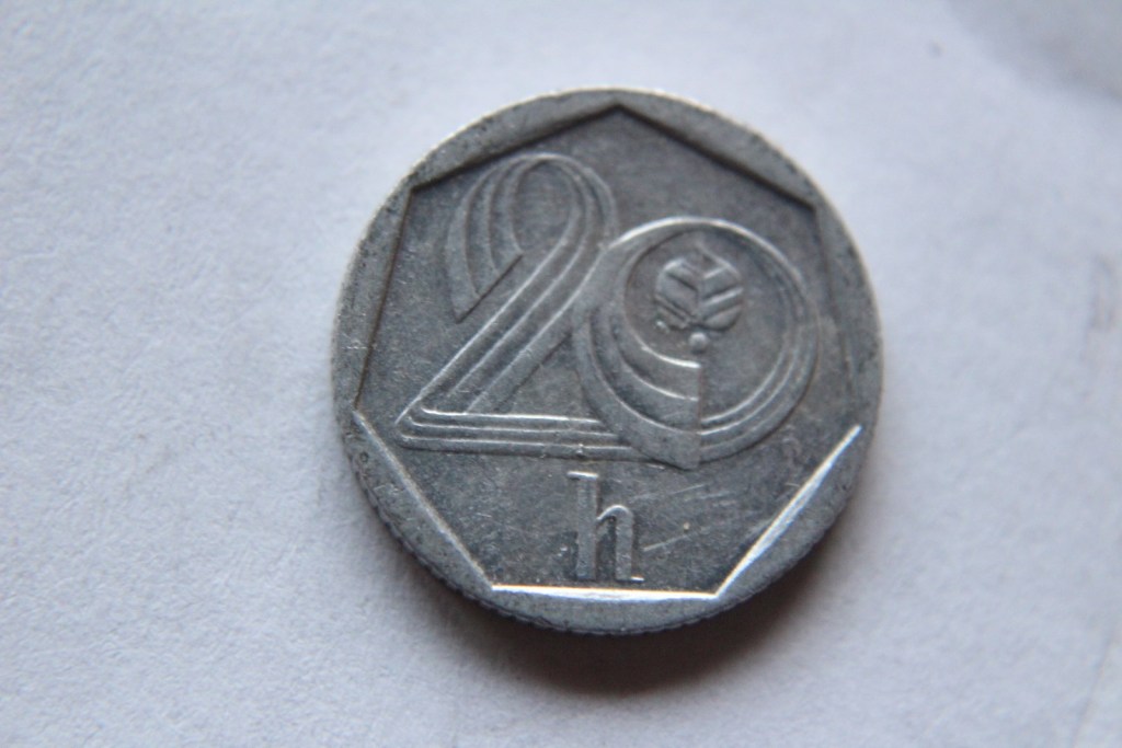 20 HALERZY 1993 CZECHY   - W255