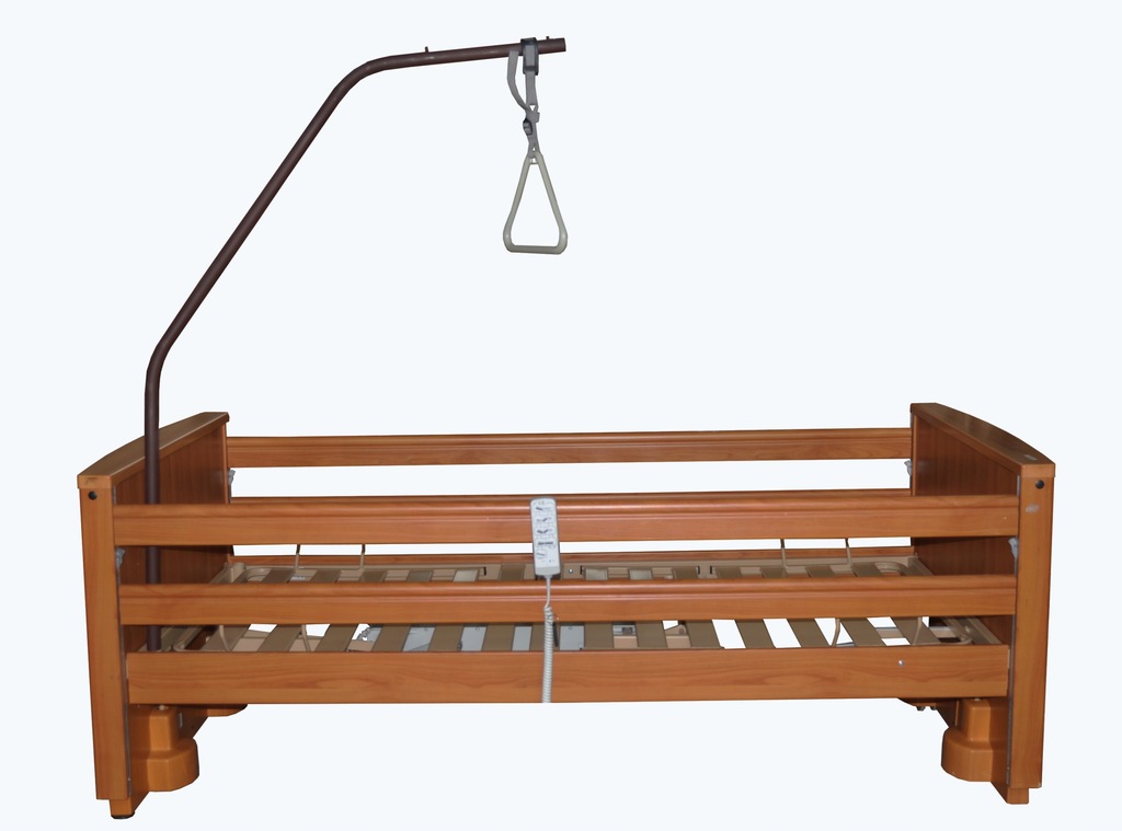 Łóżko szpitalne Elektryczne dla chorego + WYSIĘGNIK + NOWY MATERAC