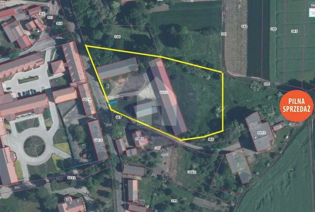 Komercyjne, Krotoszyce, Krotoszyce (gm.), 1262 m²