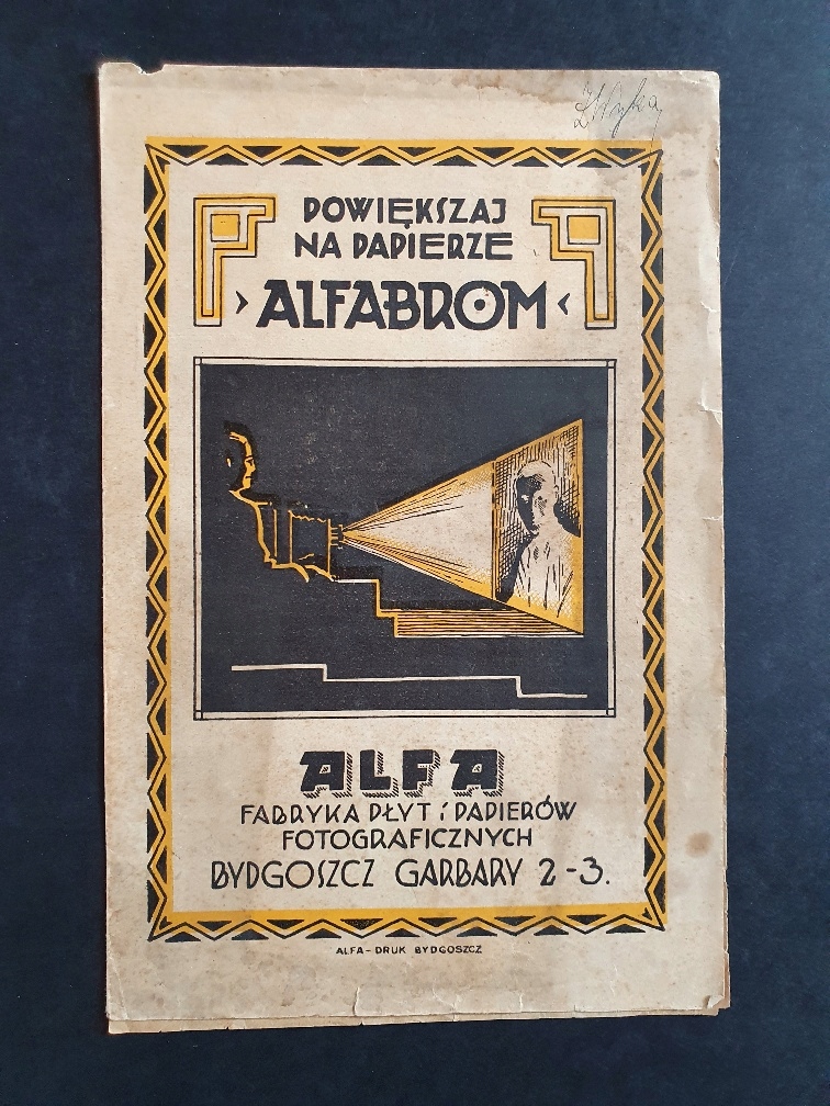 ALFA Fabryka Płyt i Papierów Fotograf. Bydgoszcz