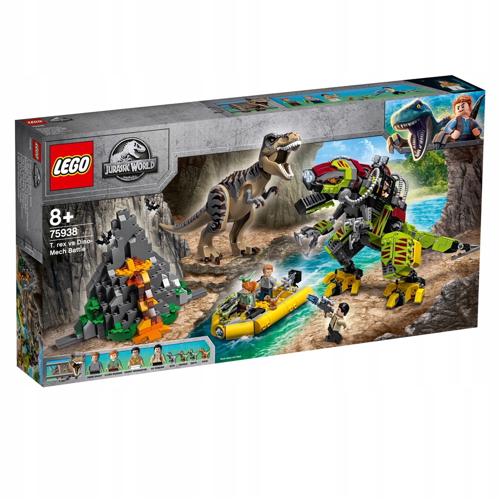 LEGO Jurassic World T-rex vs mech dinozaur 75938