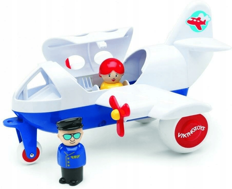 Samolot pasażerski z pilotem. Viking Toys