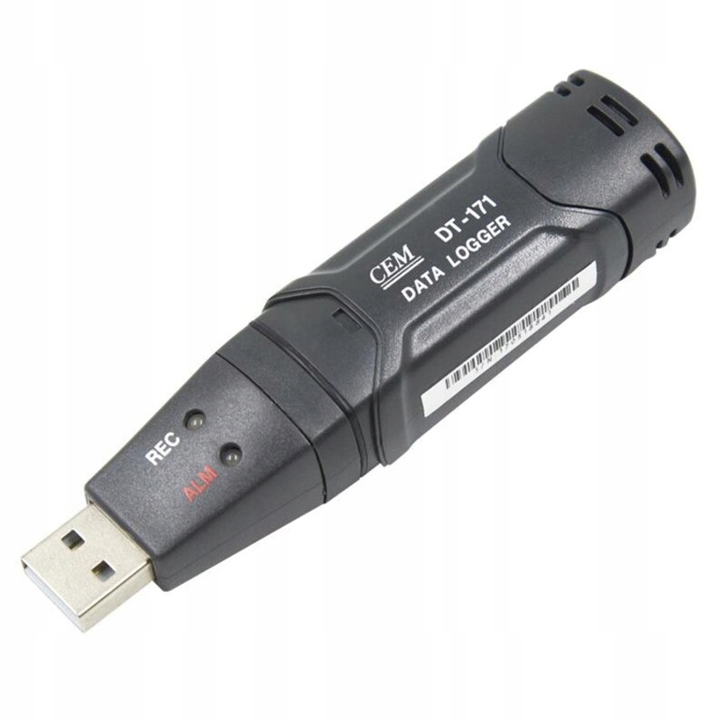 REJESTRATOR TEMPERATURY WILGOTNOŚCI USB MIERNIK