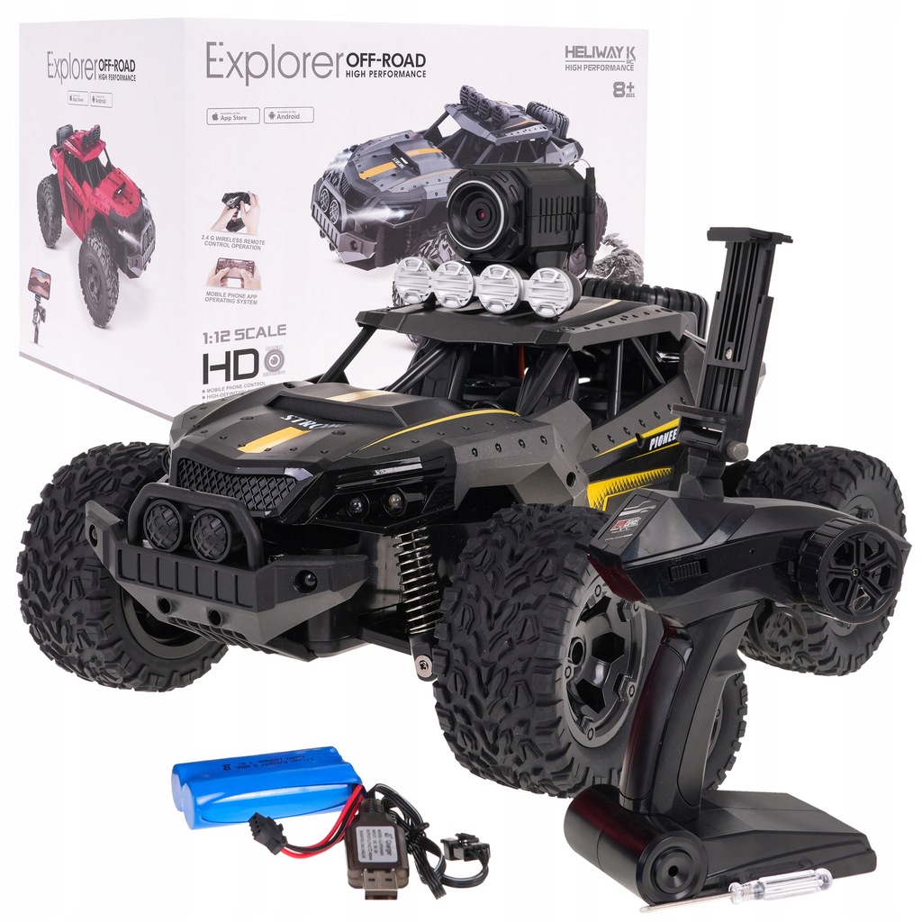 Auto Crawler PIONEER Z Kamerą Samochód na pilota Pojazd R/C