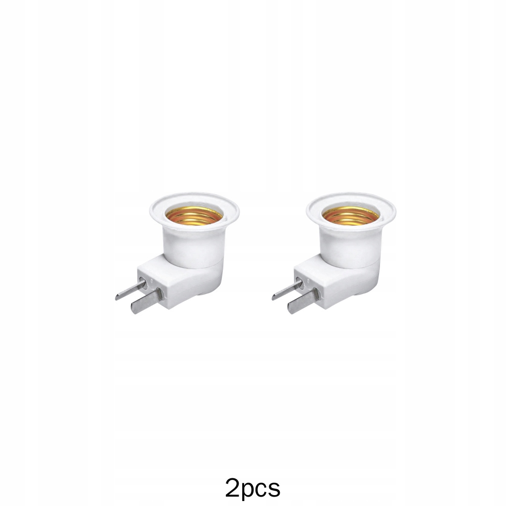 2x podstawa żarówki E27. Plastikowy Podstawa E27