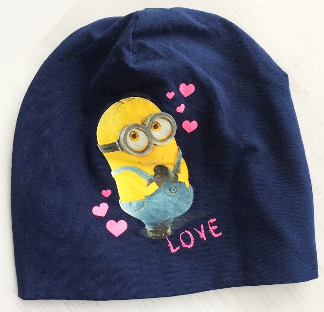 H&M czapka wiosenna MINIONKI 4-8 lat