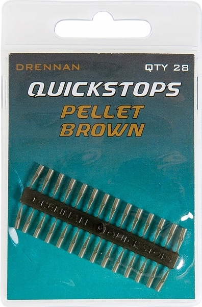 Stoper Quickstops Pellet Brązowy Drennan 28szt