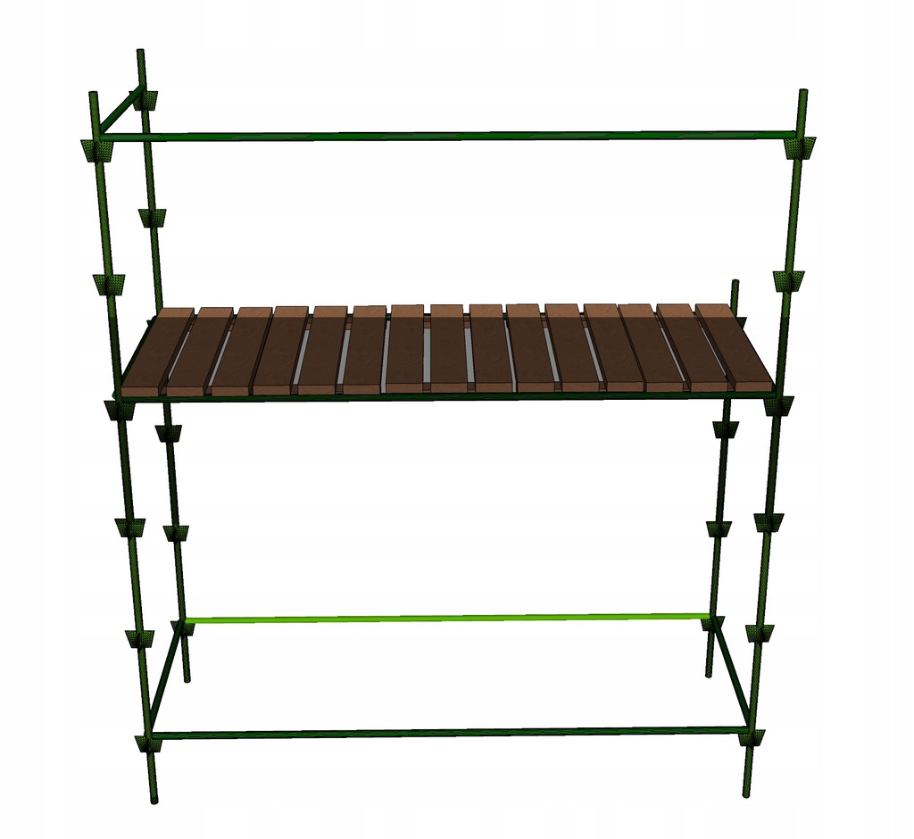 Rusztowanie choinkowe klin 110m2, klinowe podesty