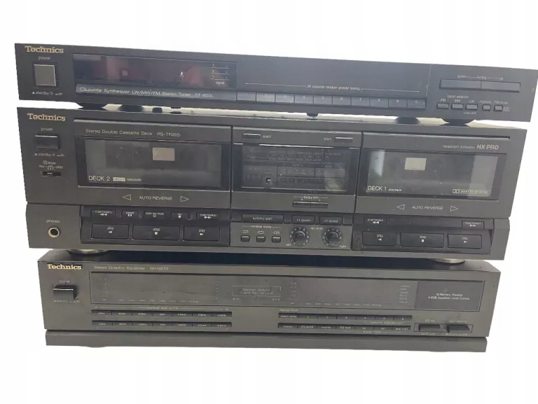 KOMPLET TECHNICS ST-600L RS-TR625 SH-GE70 SPRAWNE
