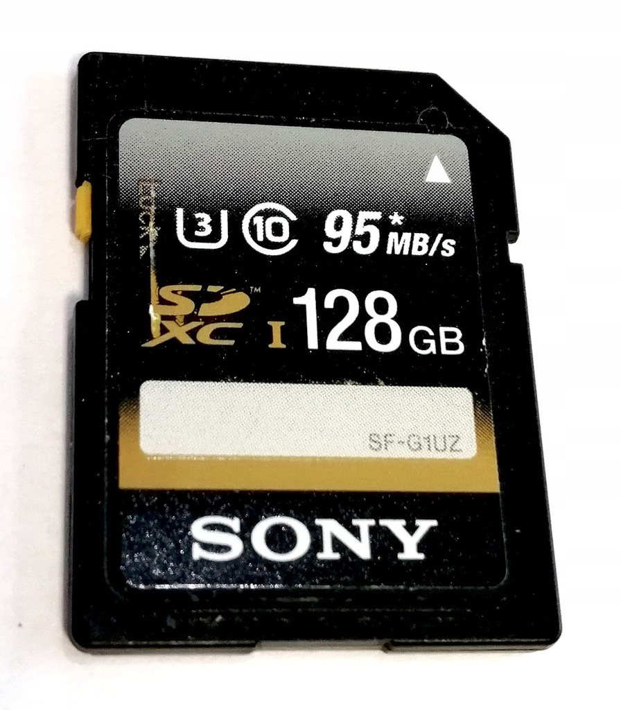 Karta pamięci SD SONY SF-G1UZ SDHC 128GB 95MB/s 4K