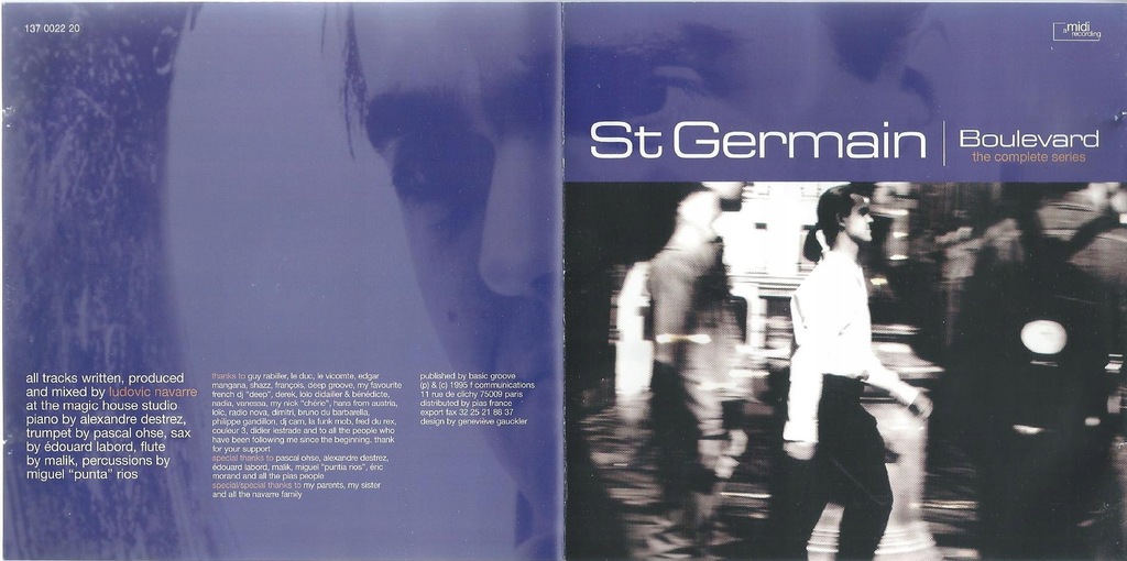 St GERMAIN boulevard 1995 _CD 12579102338 oficjalne archiwum Allegro