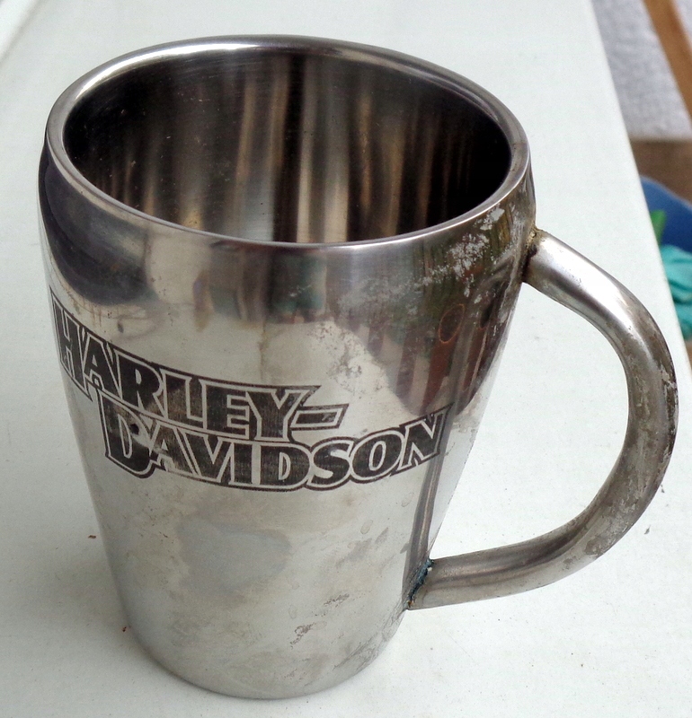 Harley-Davidson - kubek stainless steel - używany.