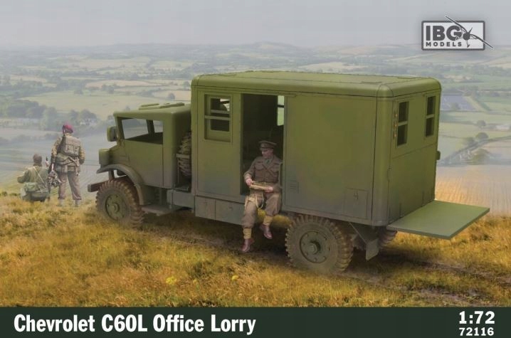 Model plastikowy Chevrolet C60L Office Lorry 1/72