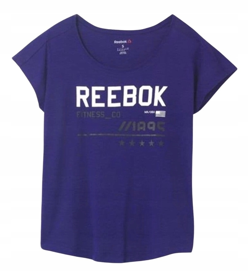 Koszulka damska sportowa Reebok fioletowa rozm. L