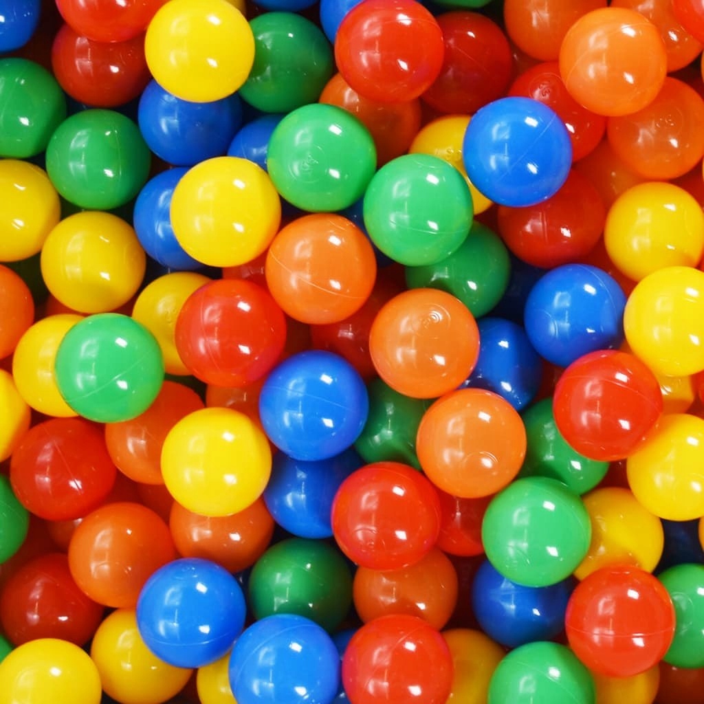 Kolorowe piłki do baseniku z piłeczkami, 500 szt.