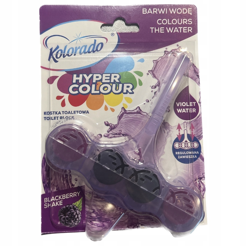 Kostka do WC KOLORADO HYPER COLOUR VIOLET 45g