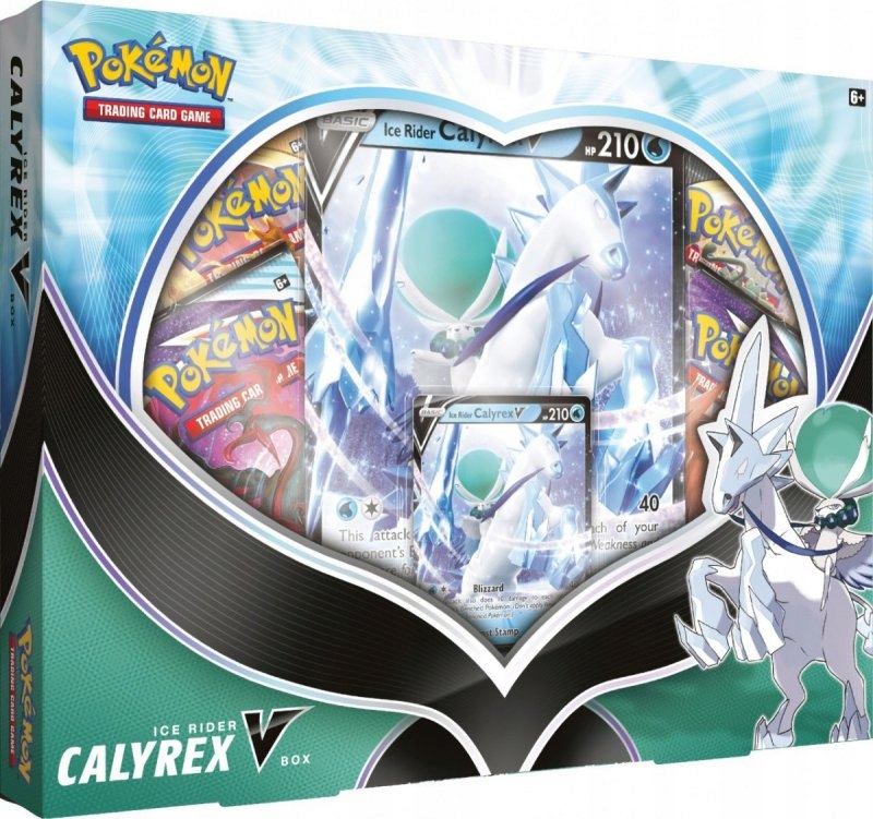 Купить Бокс-карты Pokemon TCG V от 21 августа Ice Rider Calyrex: отзывы, фото, характеристики в интерне-магазине Aredi.ru