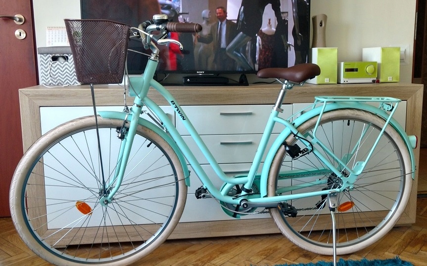 ROWER HOLENDERKA MIEJSKI DAMSKI ELOPS 520 B'TWIN 8033479833