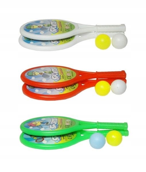 SPORTOWA Zabawka Ogrodowa PALETKI Rakietki Aktywność Na ŚWIEŻYM Powietrzu