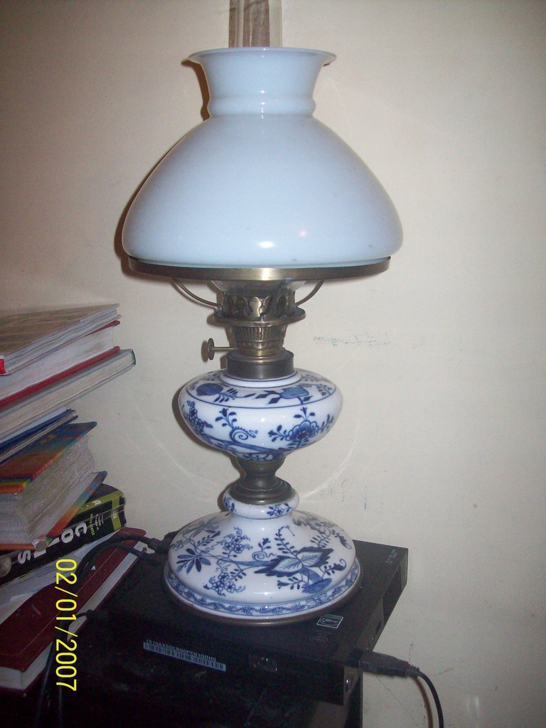 --MIŚNIA--Katalogowa lampa nftowa koniec XIXw