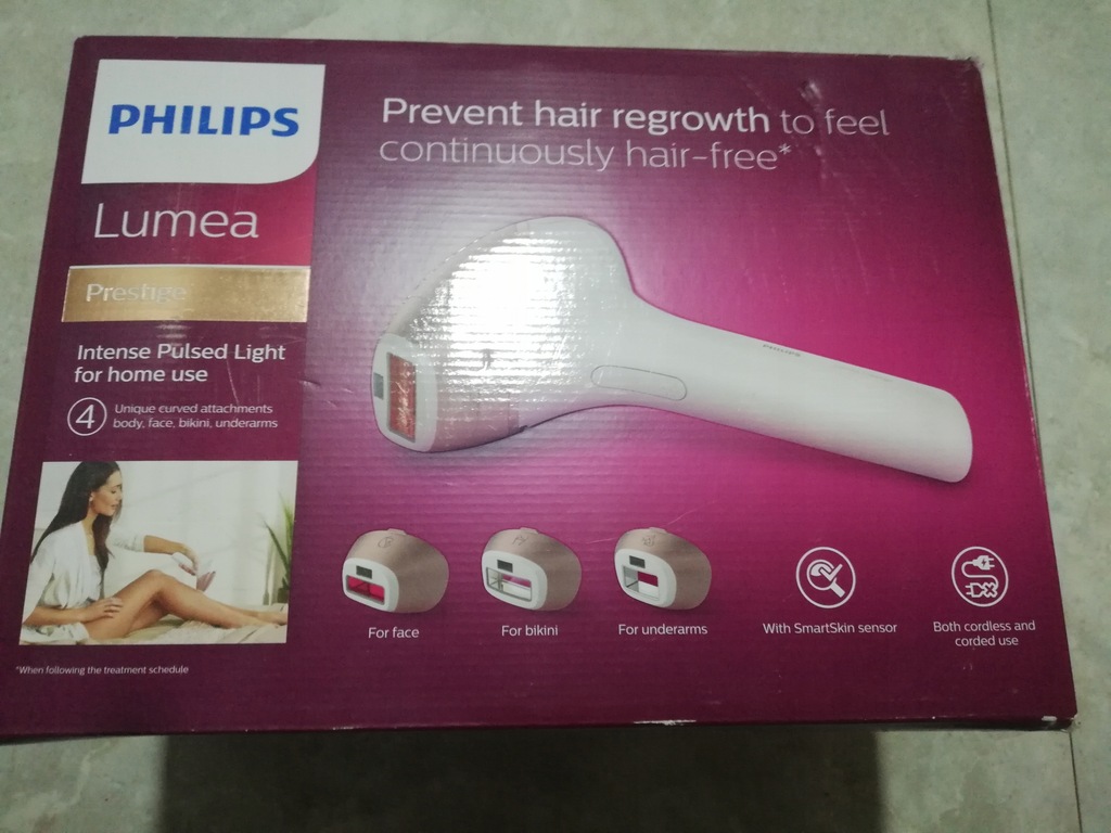 Depilator Philips Lumea Prestige 4 KONCOWKI GWARAN