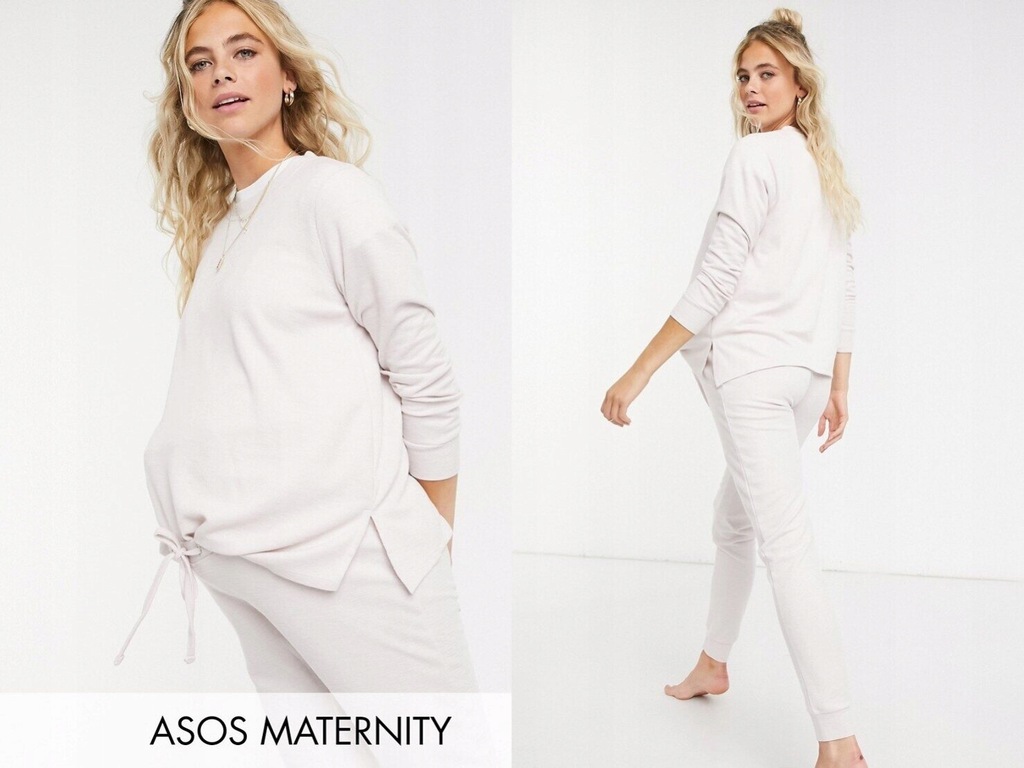 DESIGN Maternity Lekki komplet bluza i joggersy 44