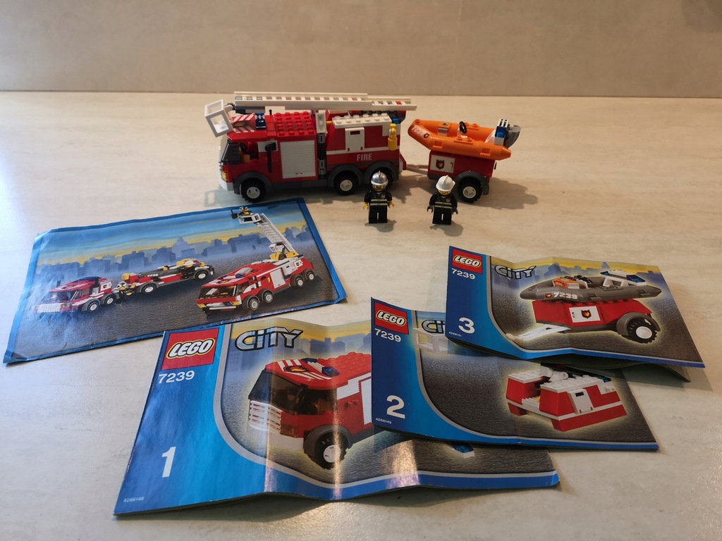 LEGO CITY 7239 WÓZ STRAŻACKI